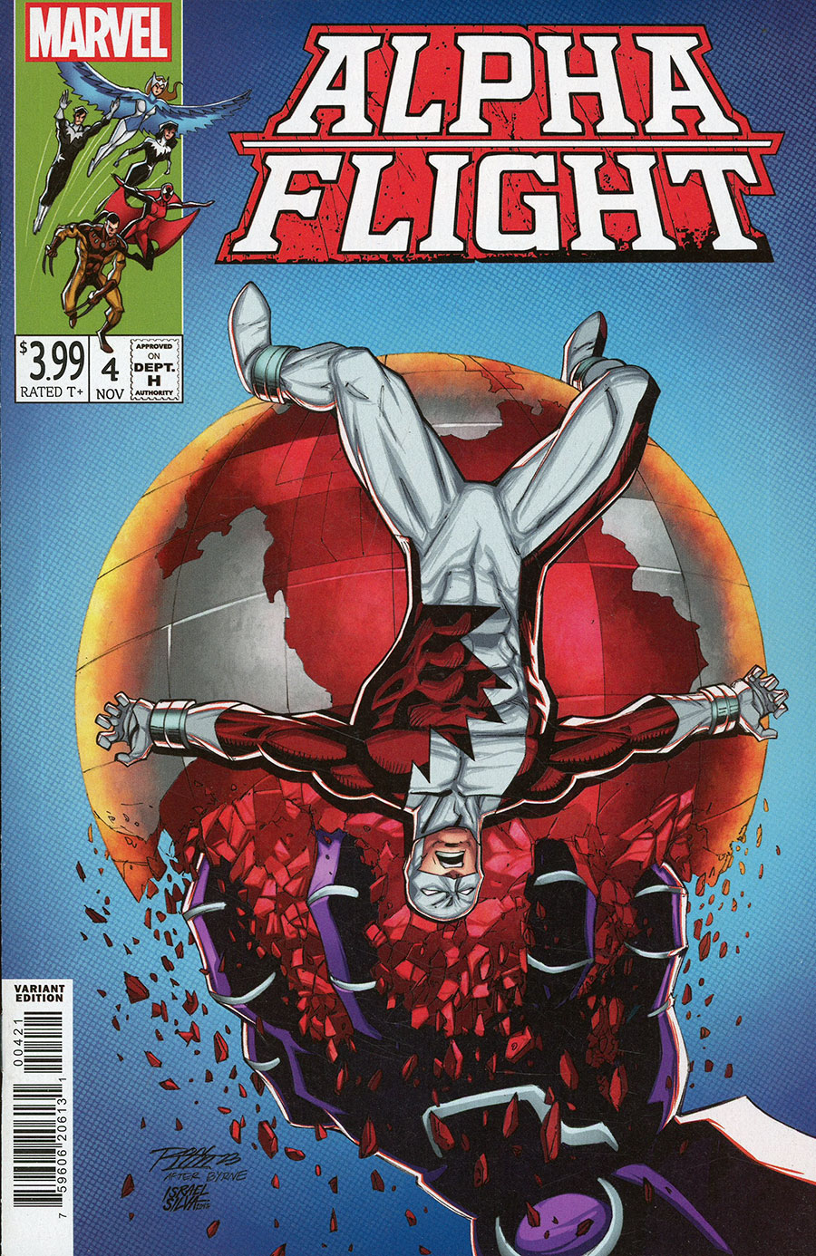 Alpha Flight Vol 5 #4 Cover B Variant Ron Lim Homage Cover (Fall Of X Tie-In)