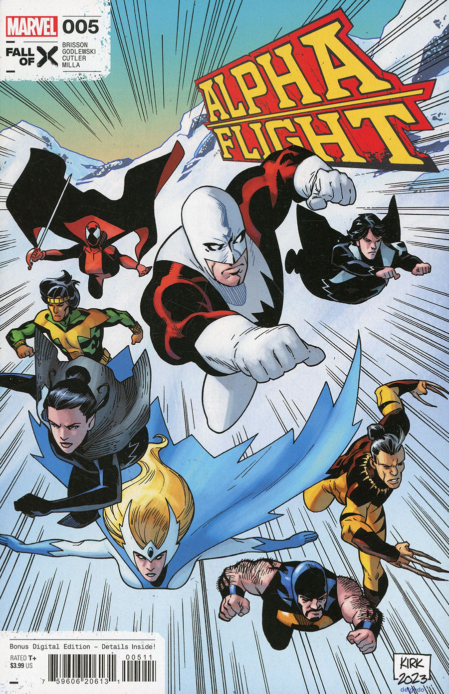 Alpha Flight Vol 5 #5 Cover A Regular Leonard Kirk Cover (Fall Of X Tie-In)