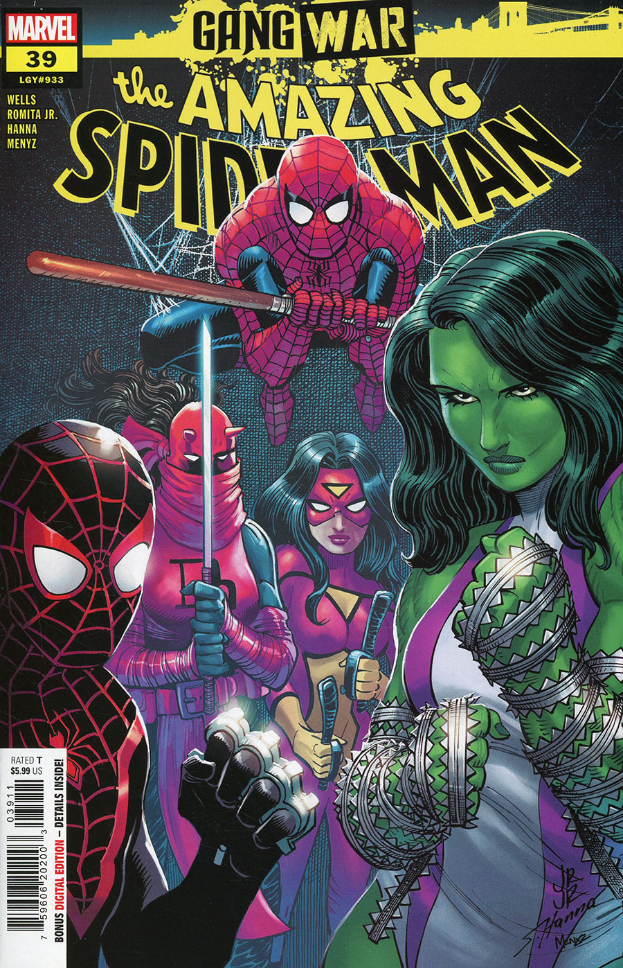 Amazing Spider-Man Vol 6 #39 Cover A Regular John Romita Jr Cover (Gang War Tie-In)