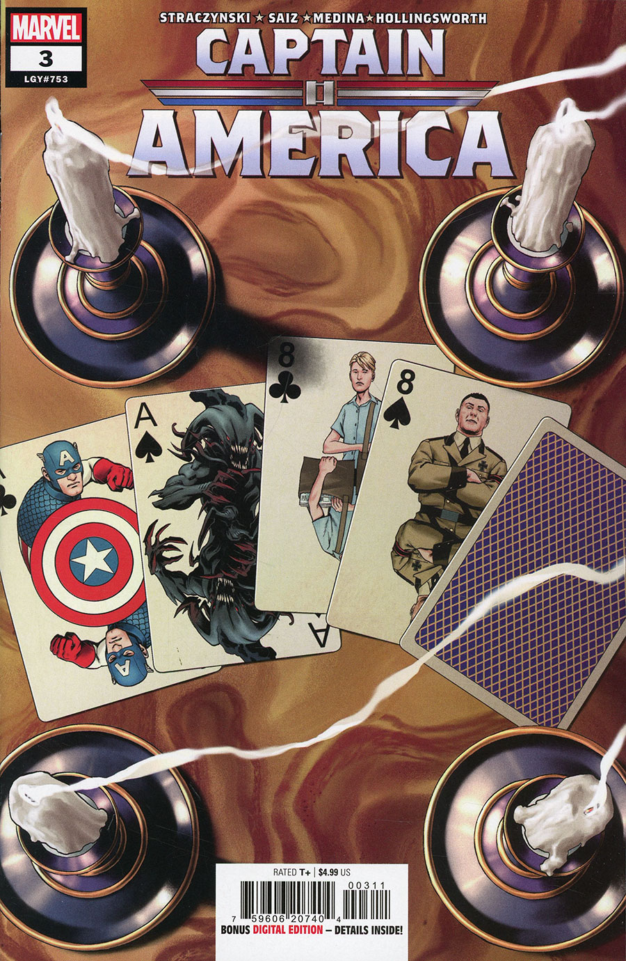 Captain America Vol 10 #3 Cover A Regular Jesus Saiz Cover