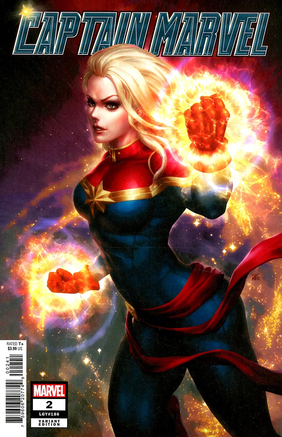 Captain Marvel Vol 10 #2 Cover D Variant Kendrick kunkka Lim Captain Marvel Cover