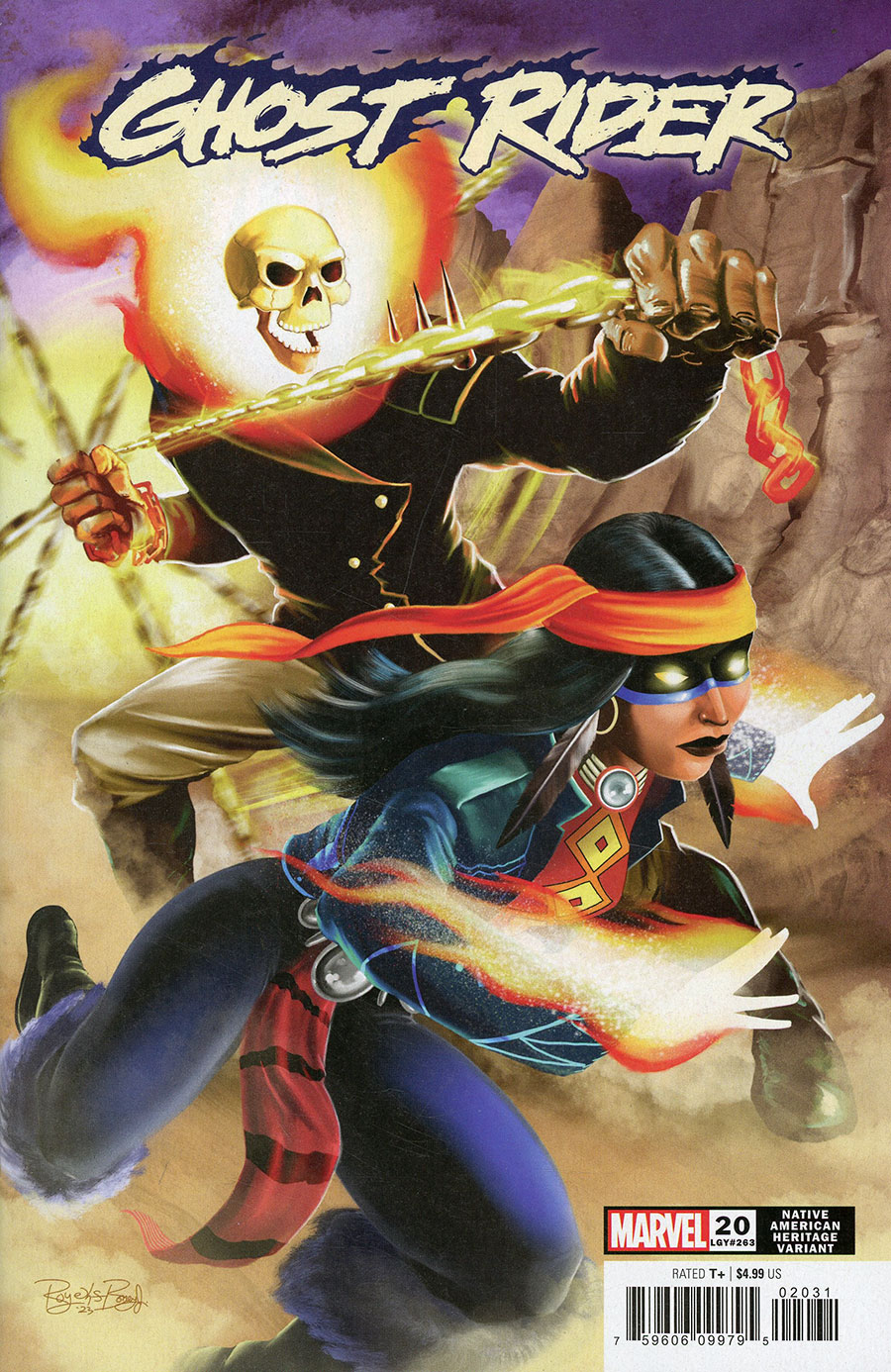Ghost Rider Vol 9 #20 Cover C Variant Roy Boney Native American Heritage Month Cover