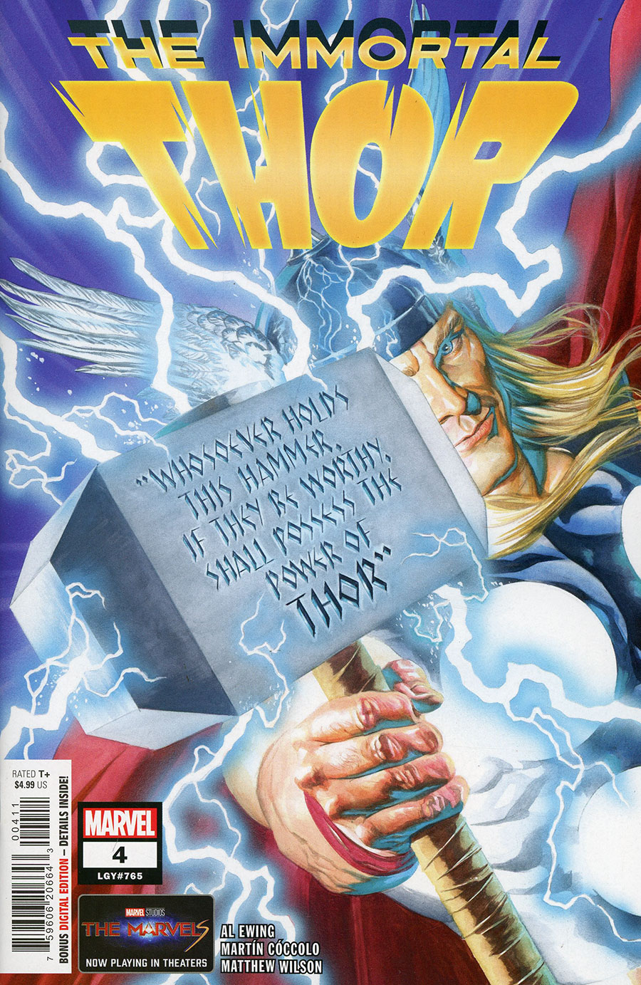 Immortal Thor #4 Cover A Regular Alex Ross Cover