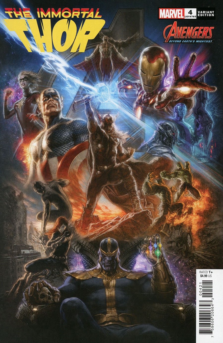 Immortal Thor #4 Cover B Variant Mauro Cascioli Avengers 60th Anniversary Cover