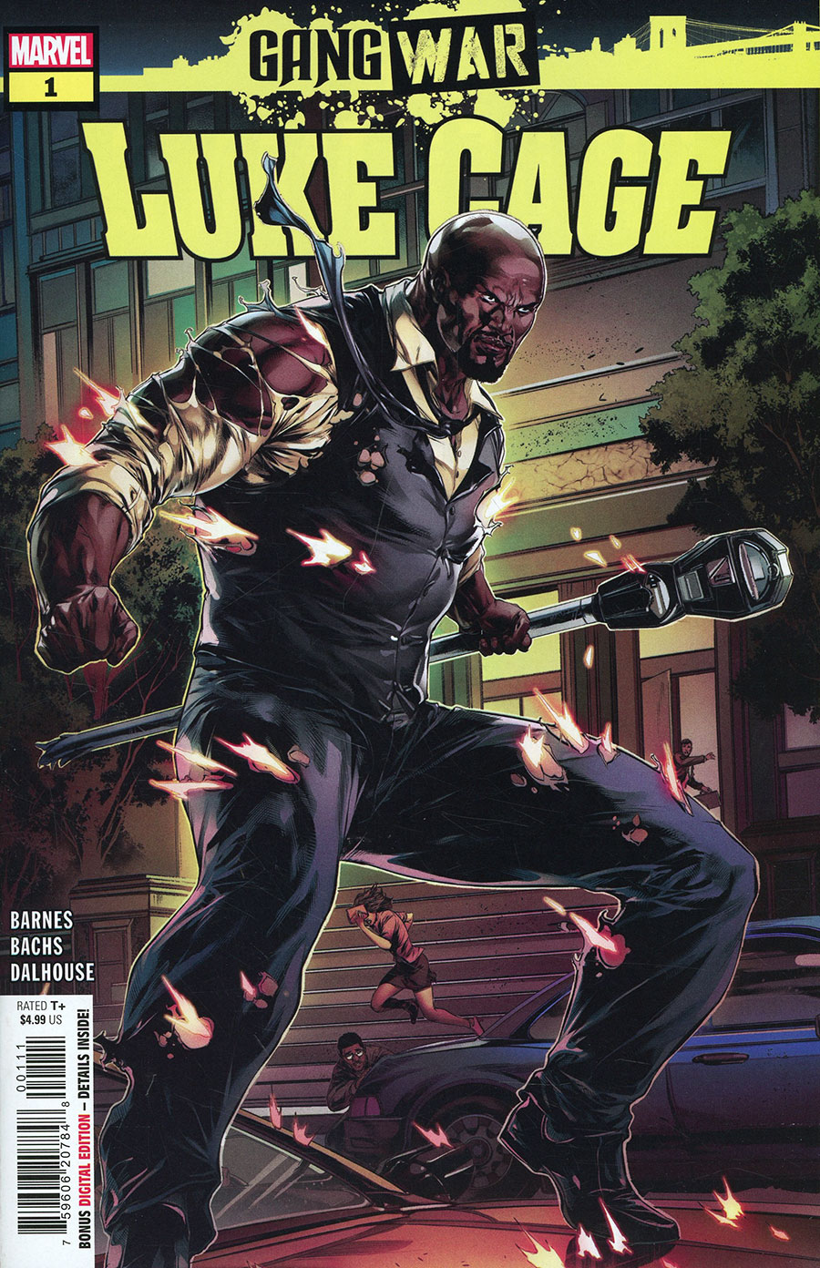 Luke Cage Gang War #1 Cover A Regular Caanan White Cover (Gang War First Strike Tie-In)