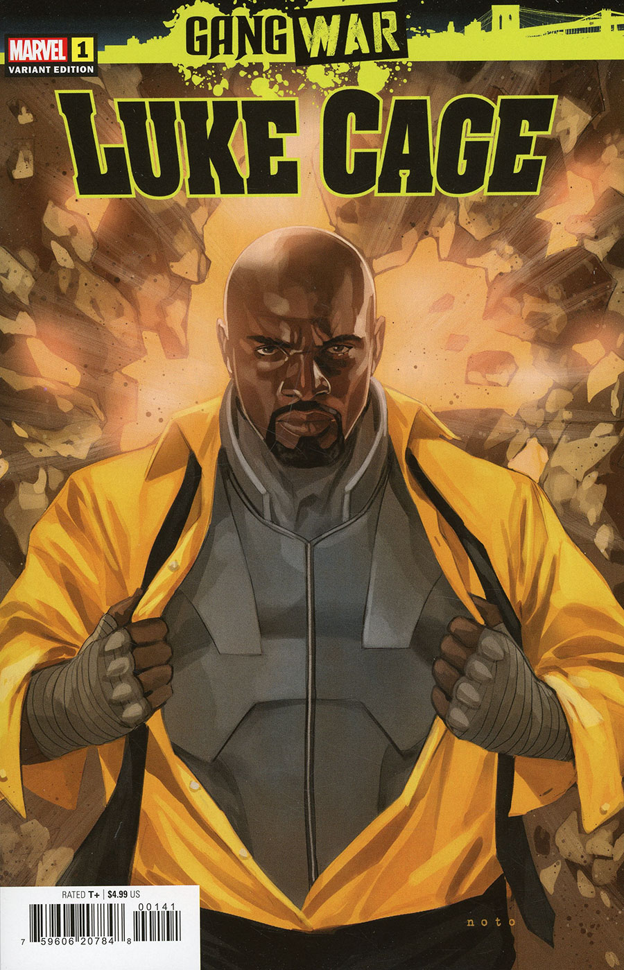 Luke Cage Gang War #1 Cover D Variant Phil Noto Cover (Gang War First Strike Tie-In)