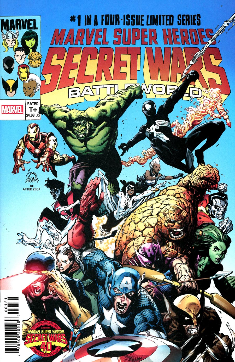 Marvel Super Heroes Secret Wars Battleworld #1 Cover C Variant Ryan Stegman Homage Cover