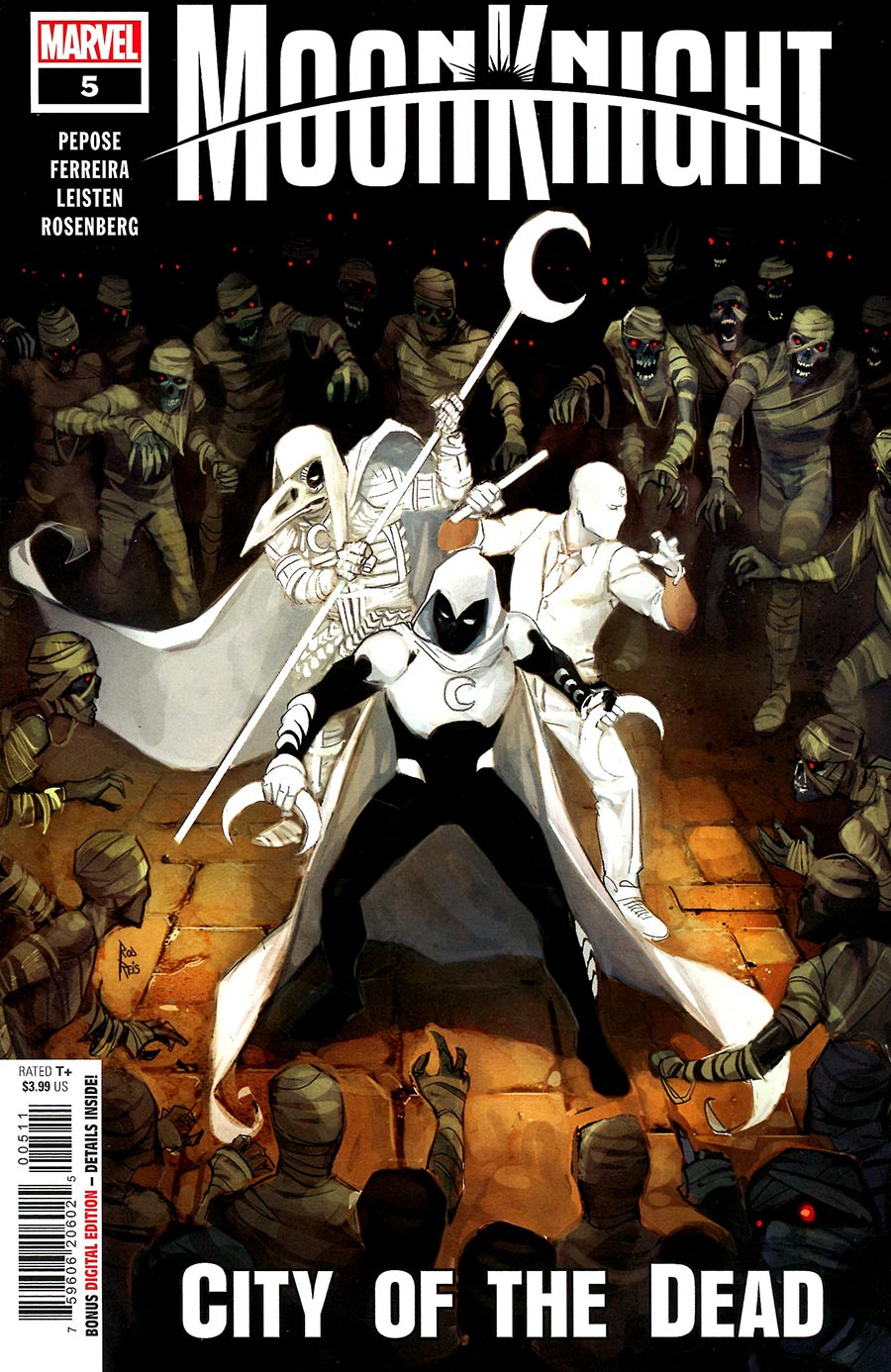 Moon Knight City Of The Dead #5 Cover A Regular Rod Reis Cover