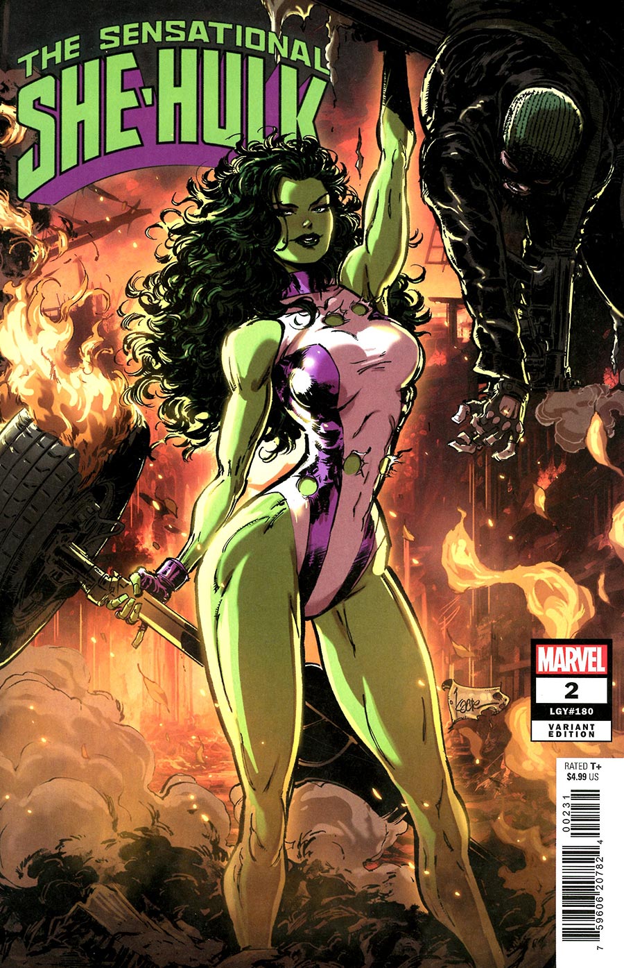 Sensational She-Hulk Vol 2 #2 Cover C Variant Kaare Andrews Cover