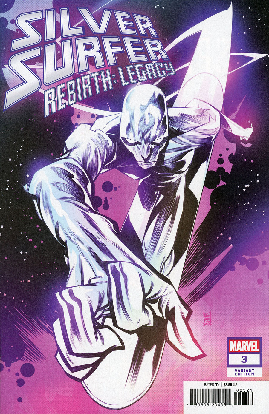 Silver Surfer Rebirth Legacy #3 Cover B Variant Kim Jacinto Cover