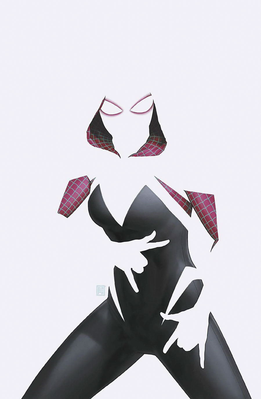 Spider-Gwen Smash #1 Cover C Variant John Tyler Christopher Negative Space Virgin Cover (Limit 1 Per Customer)