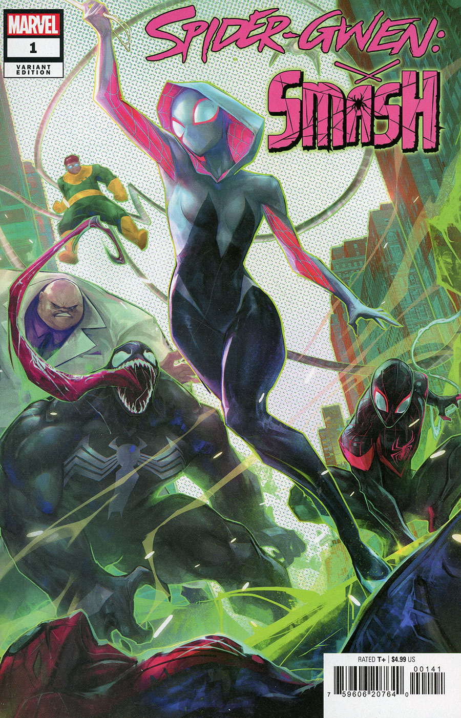 Spider-Gwen Smash #1 Cover D Variant Ivan Tao Cover
