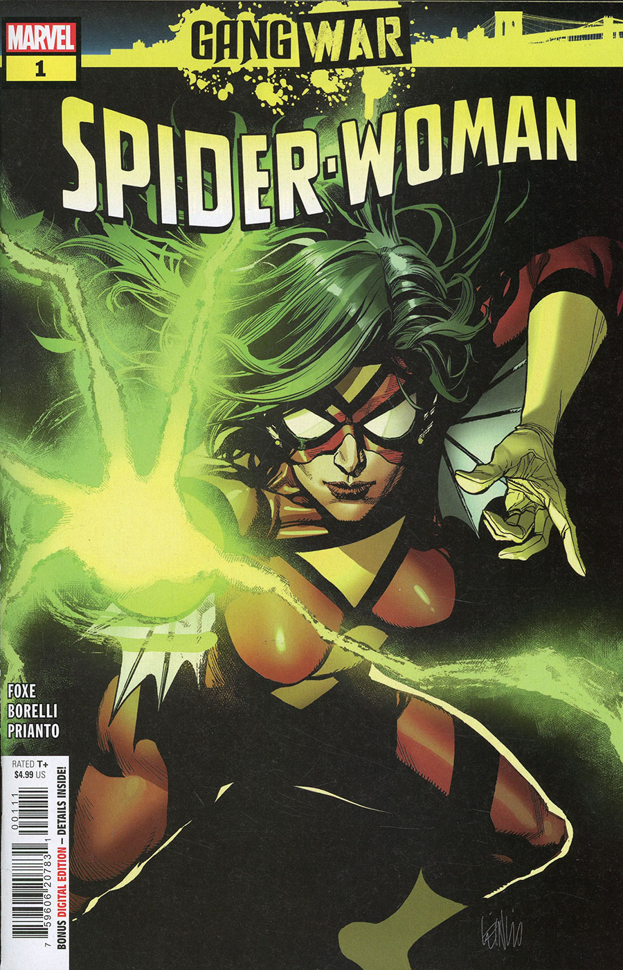 Spider-Woman Vol 8 #1 Cover A Regular Leinil Francis Yu Cover (Gang War First Strike Tie-In)