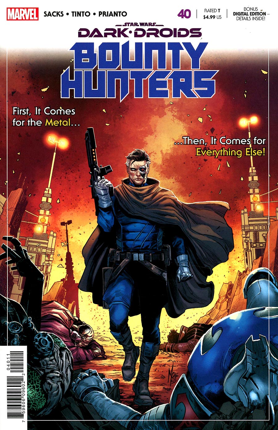Star Wars Bounty Hunters #40 Cover A Regular Marco Checchetto Cover (Dark Droids Tie-In)