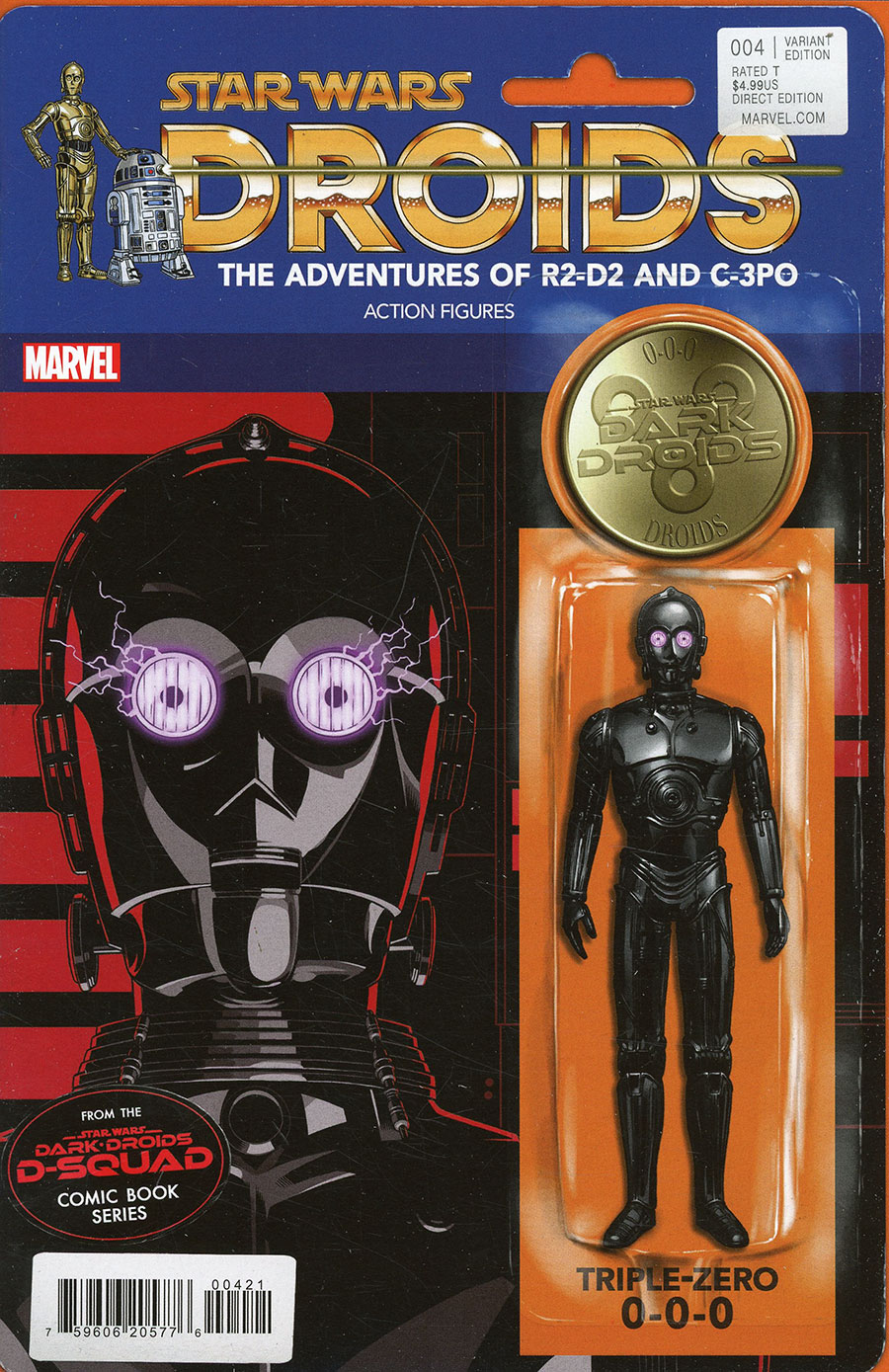 Star Wars Dark Droids D-Squad #4 Cover B Variant John Tyler Christopher Action Figure Cover