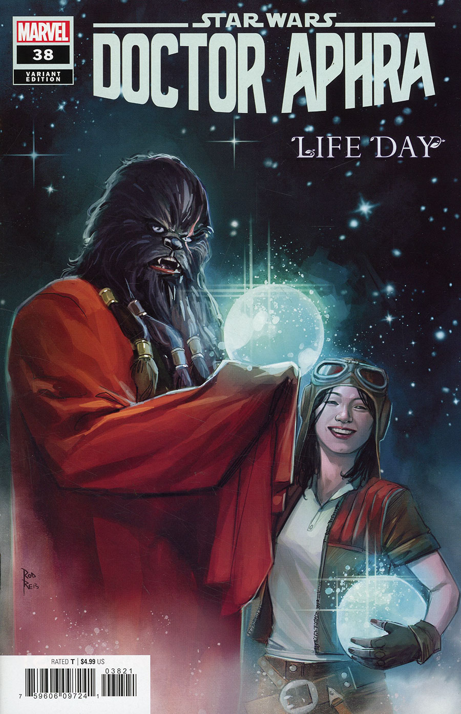 Star Wars Doctor Aphra Vol 2 #38 Cover B Variant Rod Reis Life Day Cover (Dark Droids Tie-In)
