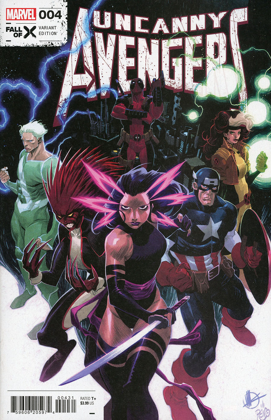 Uncanny Avengers Vol 4 #4 Cover C Variant Matteo Scalera Cover (Fall Of X Tie-In)