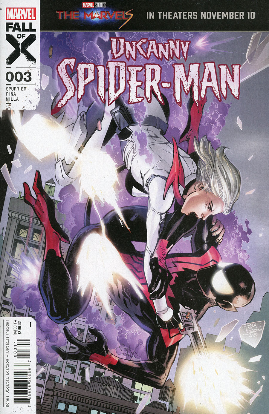 Uncanny Spider-Man #3 Cover A Regular Tony S Daniel Cover (Fall Of X Tie-In)