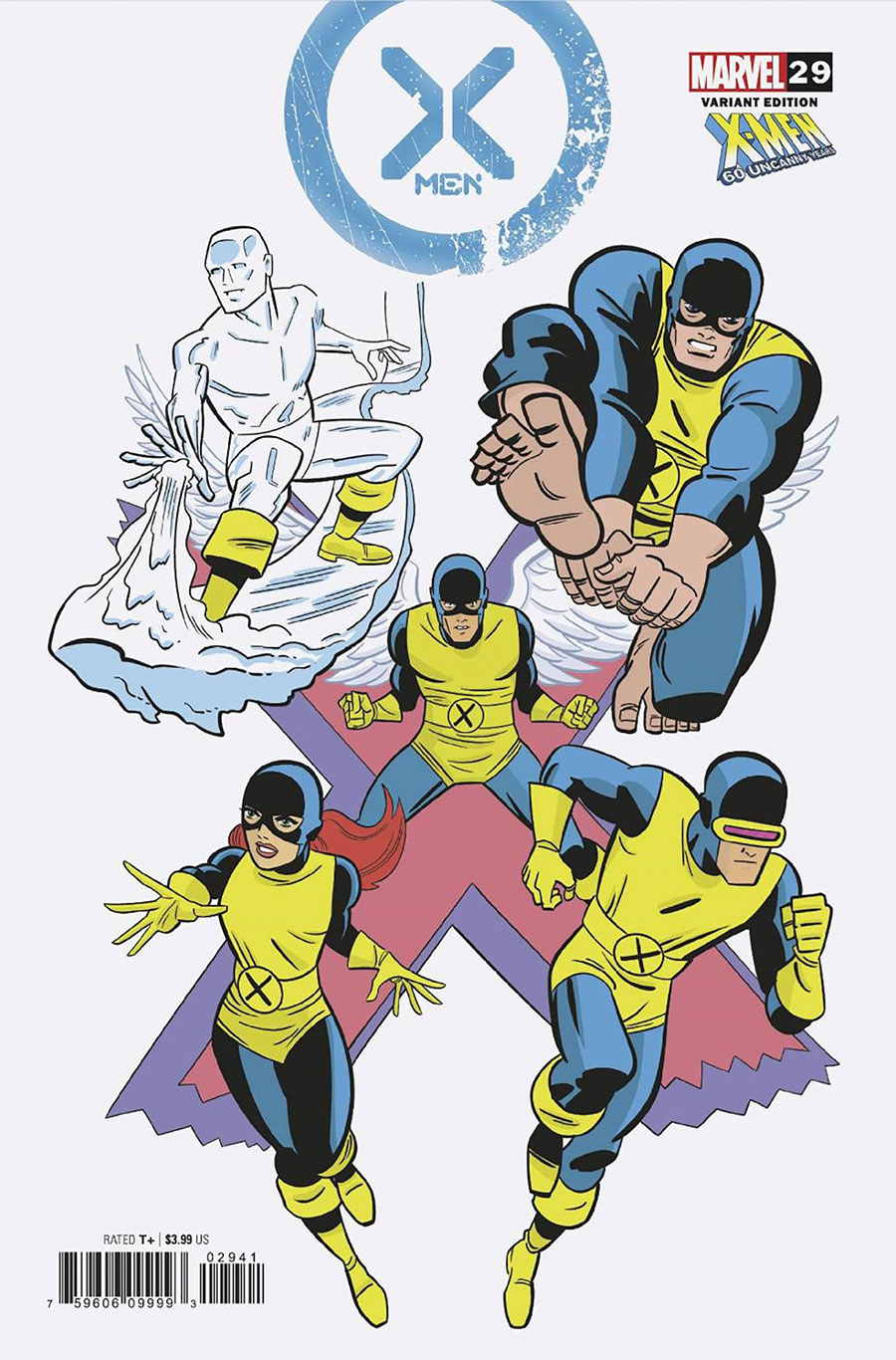X-Men Vol 6 #29 Cover B Variant Jacob Edgar X-Men 60th Anniversary Cover (Fall Of X Tie-In)