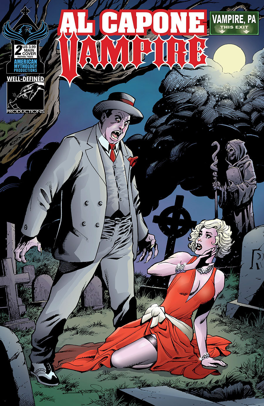 Al Capone Vampire #2 Cover A Regular Aaron Lopresti Cover