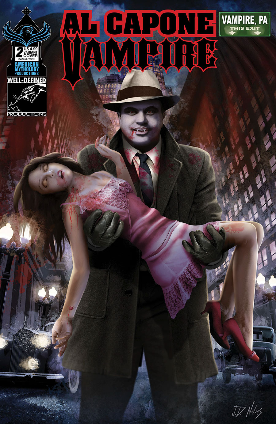 Al Capone Vampire #2 Cover C Variant James Nelms Cover