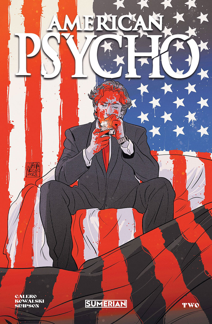 American Psycho #2 Cover A Regular Luana Vecchio Cover