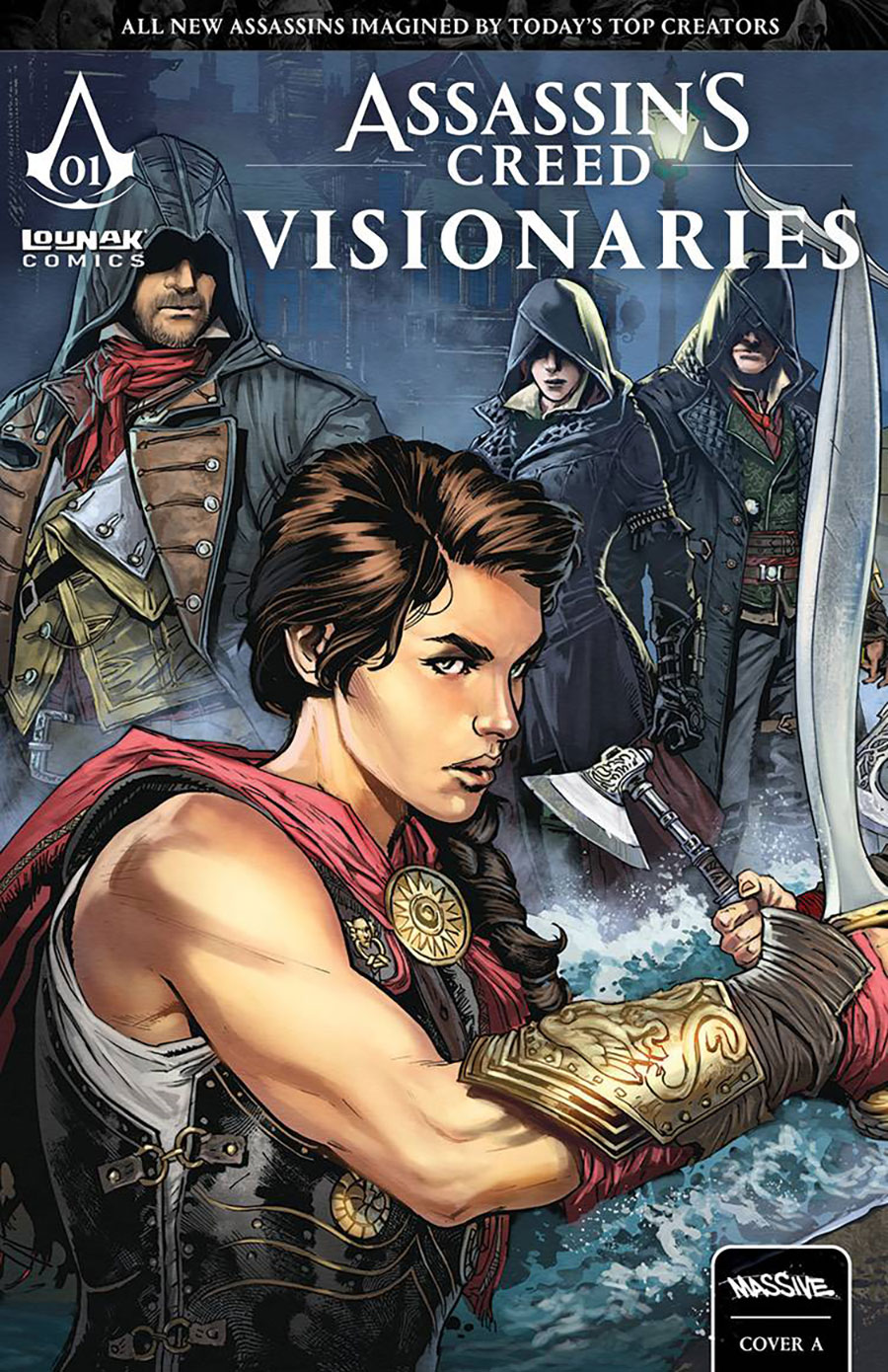 Assassins Creed Visionaries #1 Cover A Regular Yanick Paquette Connecting Cover (1 Of 3)