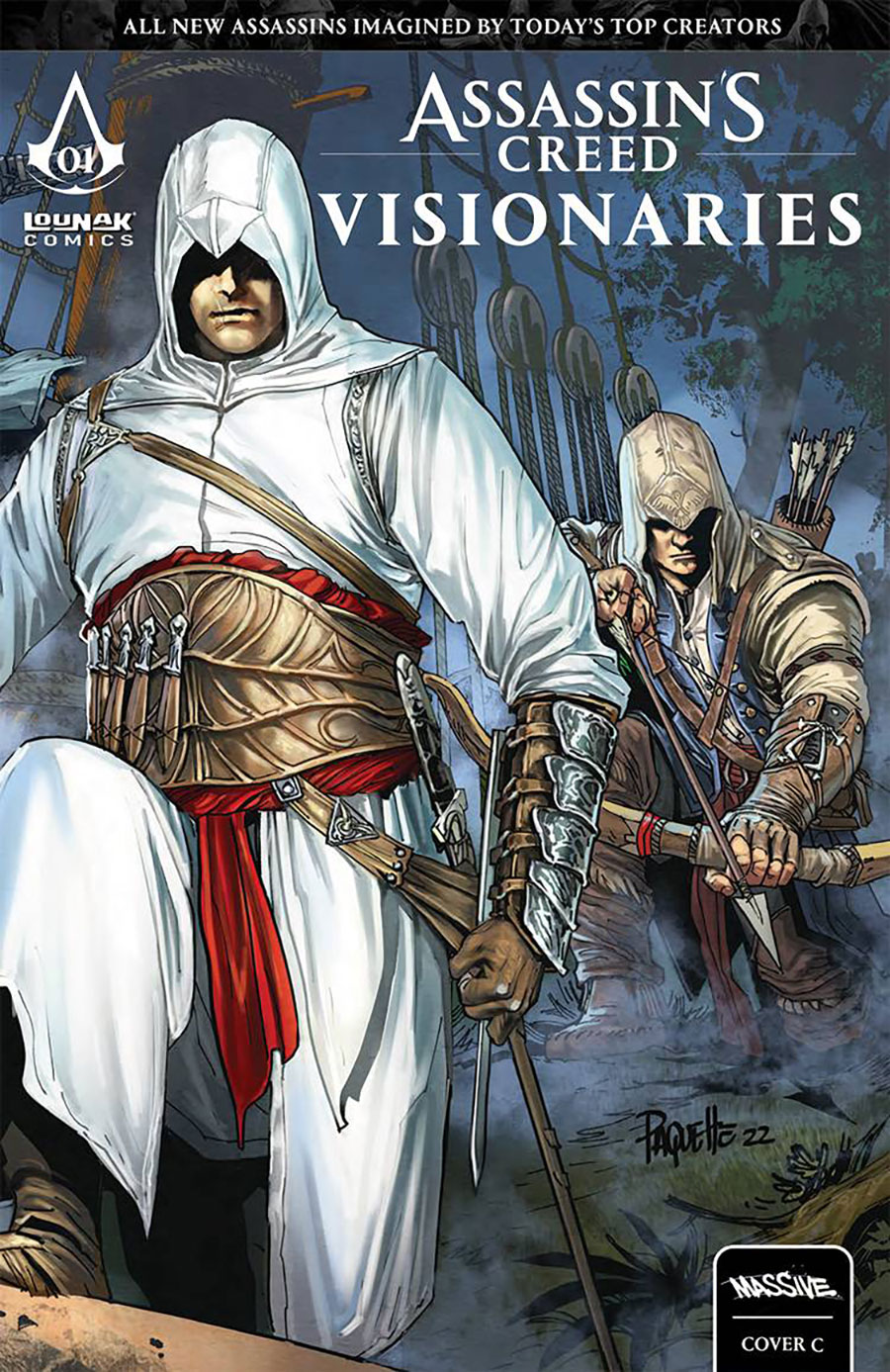 Assassins Creed Visionaries #1 Cover C Variant Yanick Paquette Connecting Cover (3 Of 3)