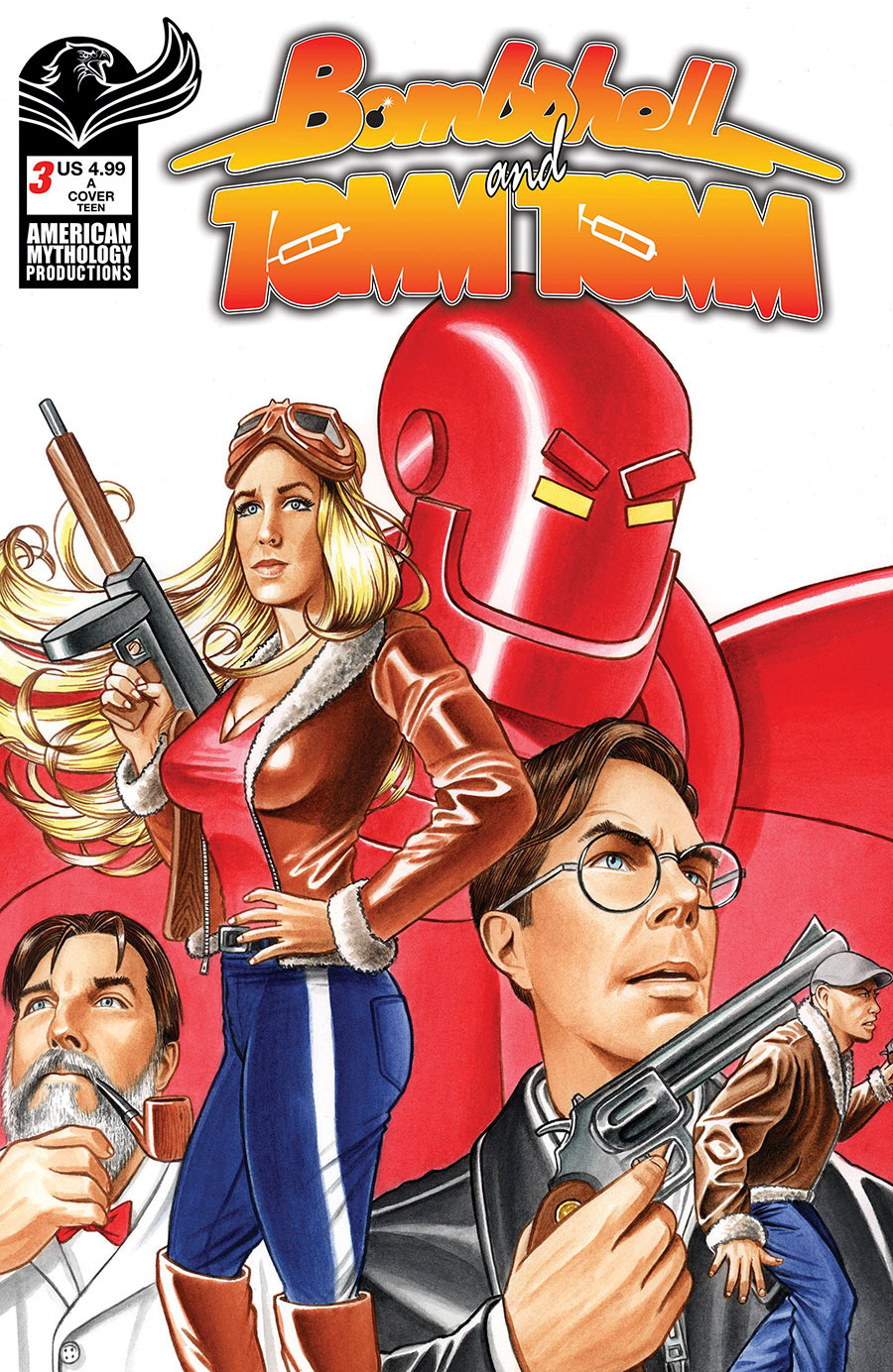 Bombshell And Tomm Tomm #3 Cover A Regular Mark Sparacio Cover