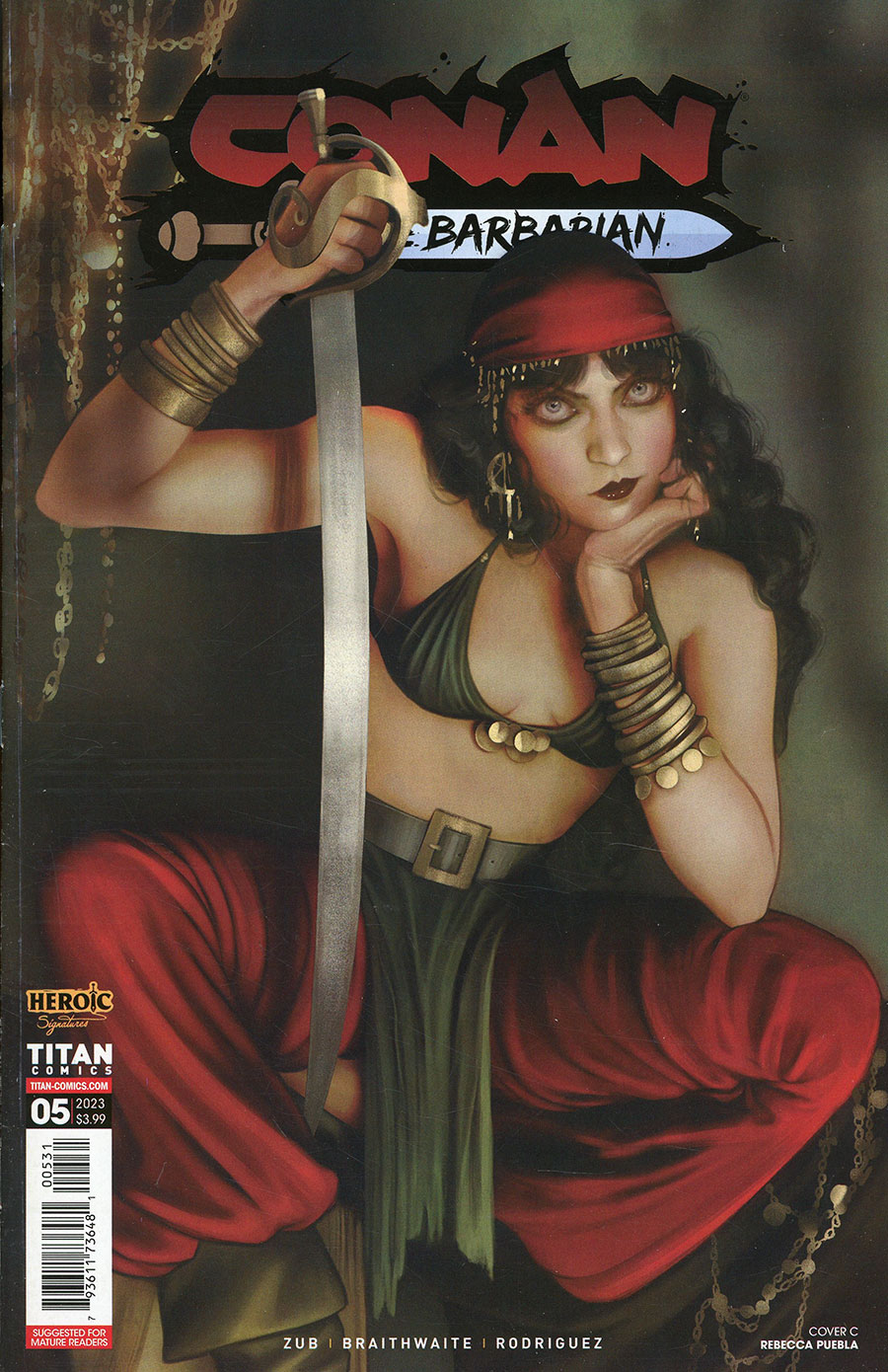 Conan The Barbarian Vol 5 #5 Cover C Variant Rebeca Puebla Cover