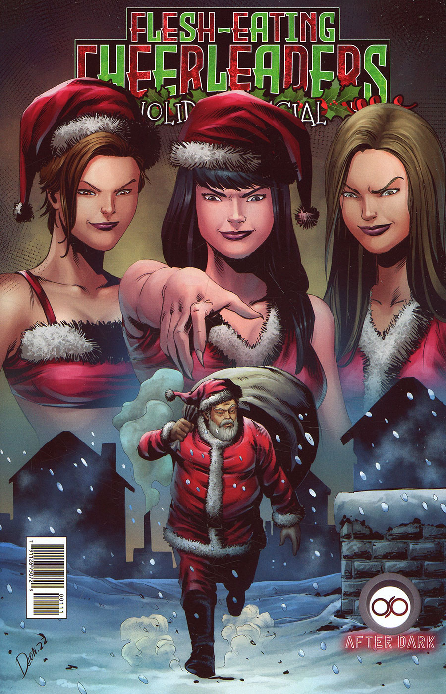 Flesh-Eating Cheerleaders From Outer Space Holiday Special #1 (One Shot) Cover A Regular Deivid Deon Cover