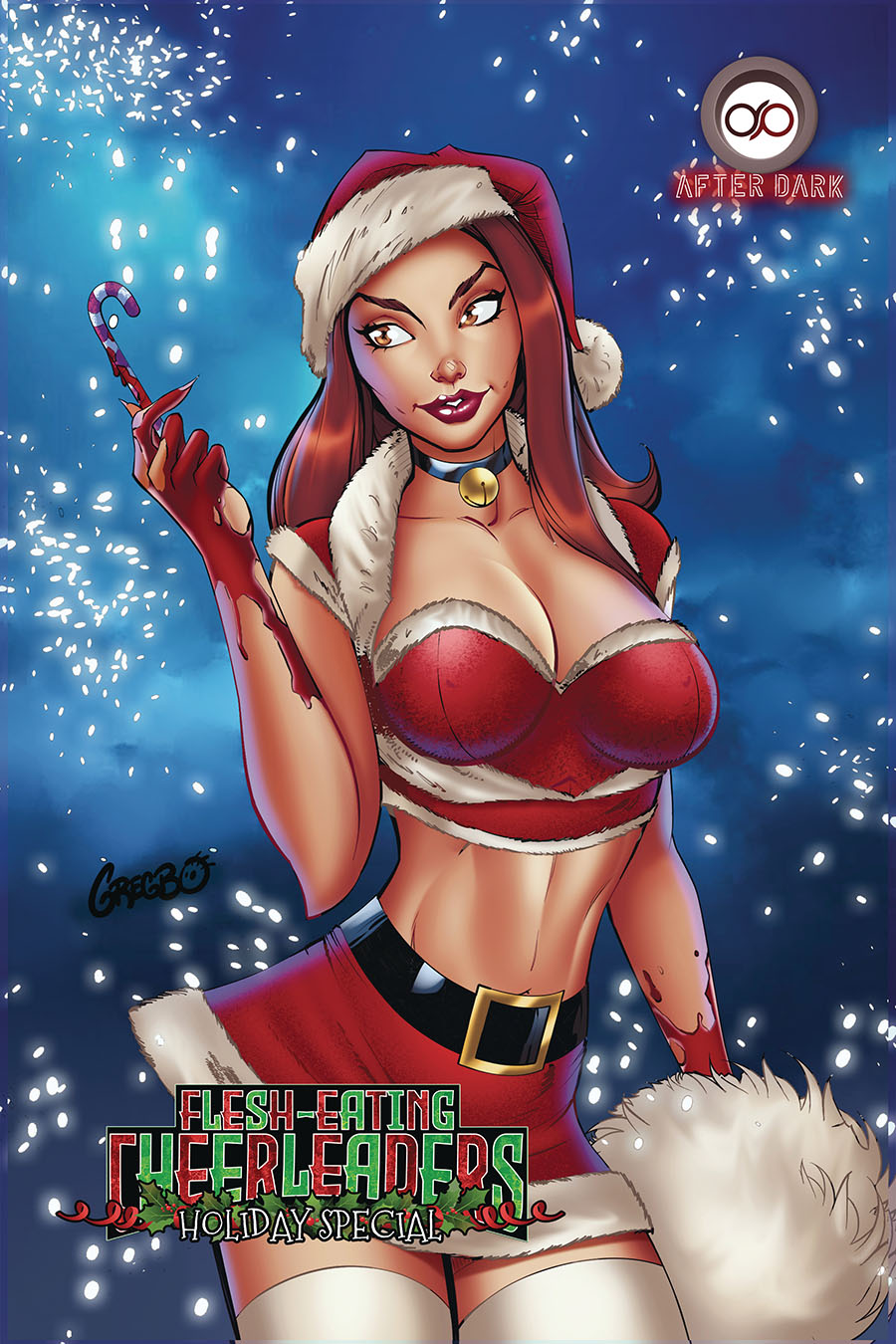 Flesh-Eating Cheerleaders From Outer Space Holiday Special #1 (One Shot) Cover C Variant Gregbo Cover