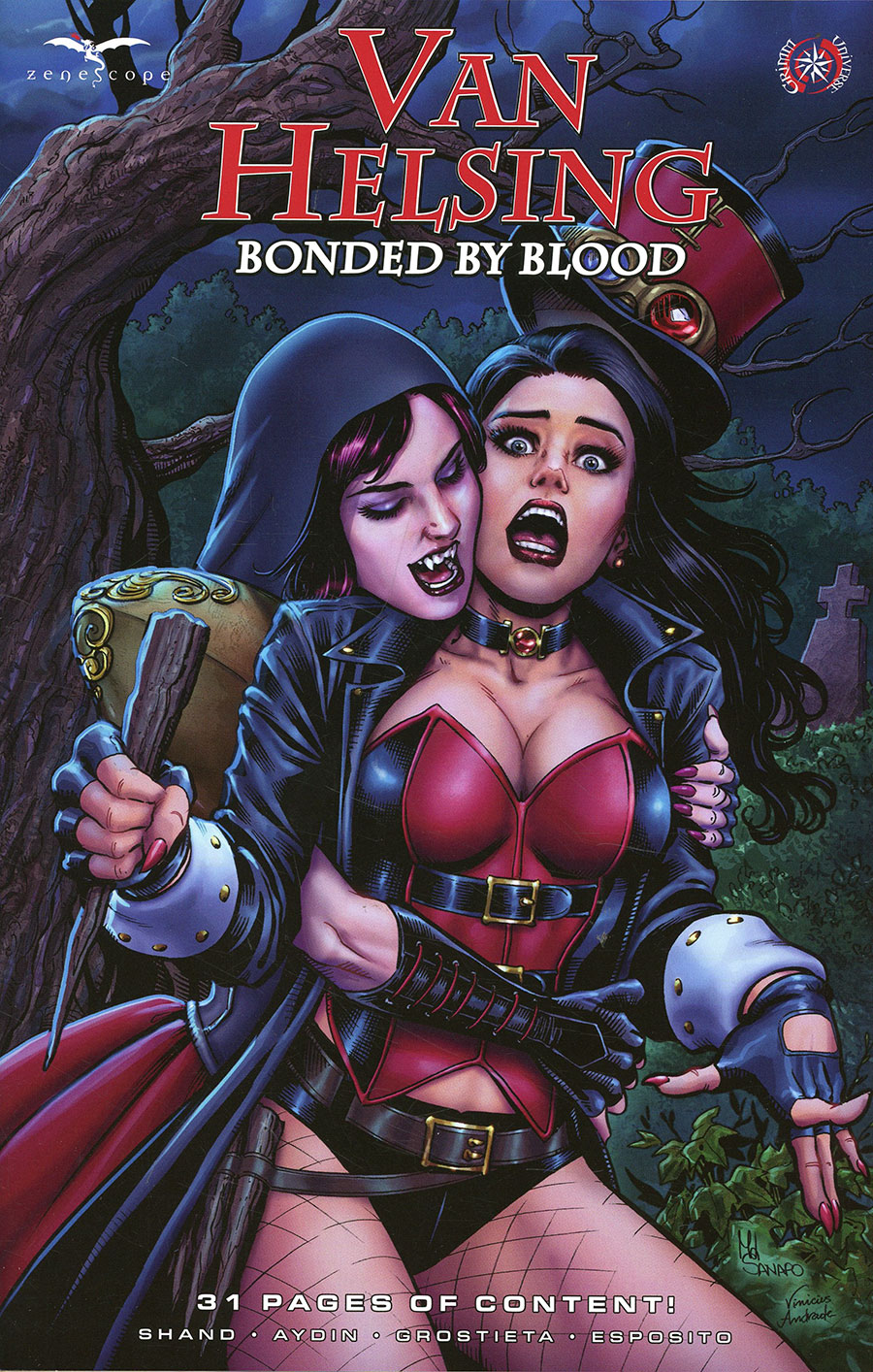 Grimm Fairy Tales Presents Van Helsing Bonded By Blood #1 (One Shot) Cover C Maria Laura Sanapo