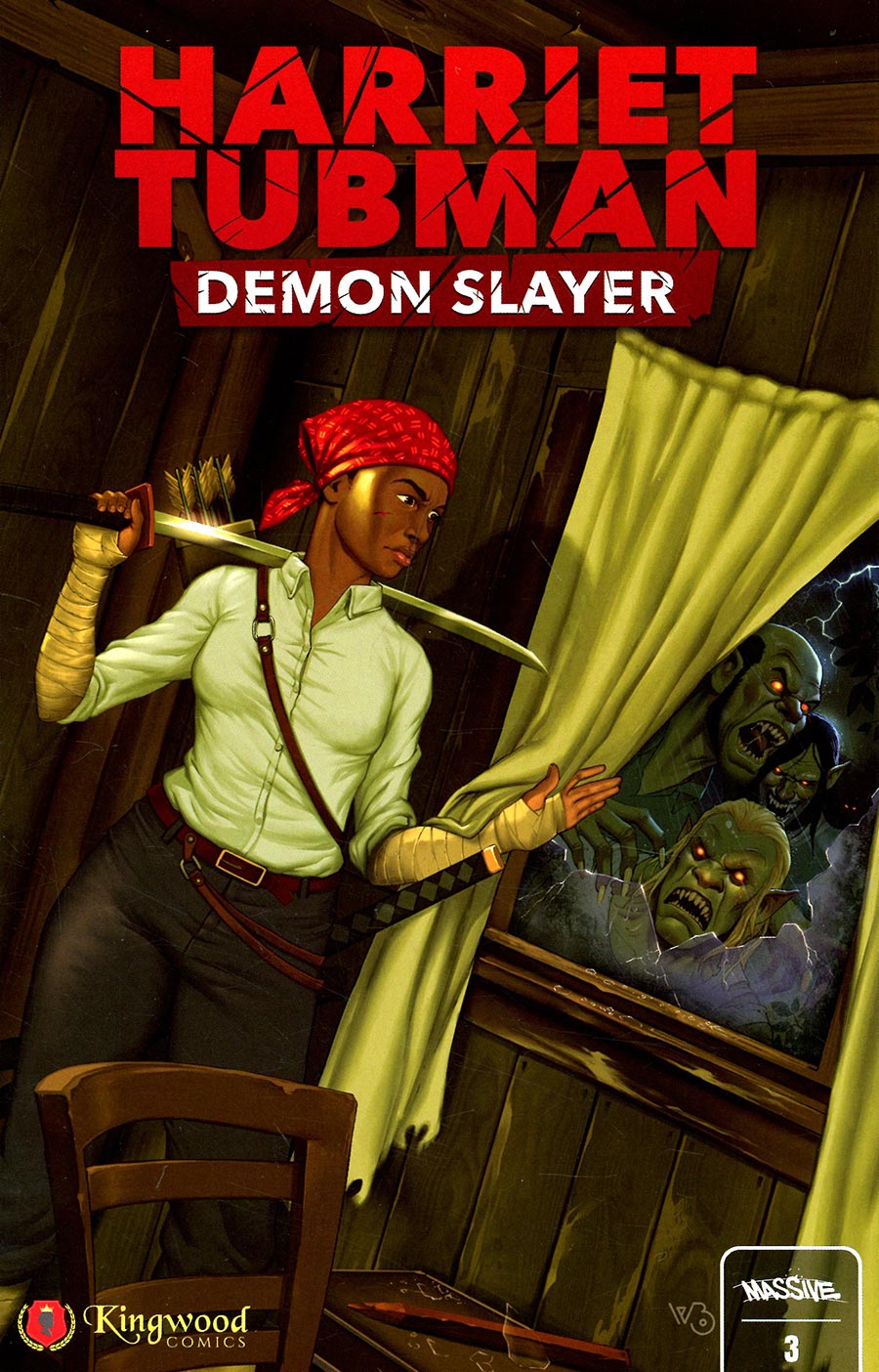 Harriet Tubman Demon Slayer #3 Cover B Variant Walt Barna Evil Dead Homage Cover