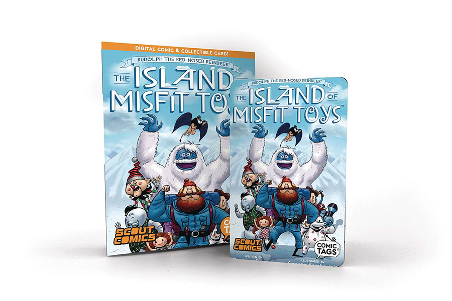 Island Of Misfit Toys GN Comic Tag Collectible Card With Digital Comic