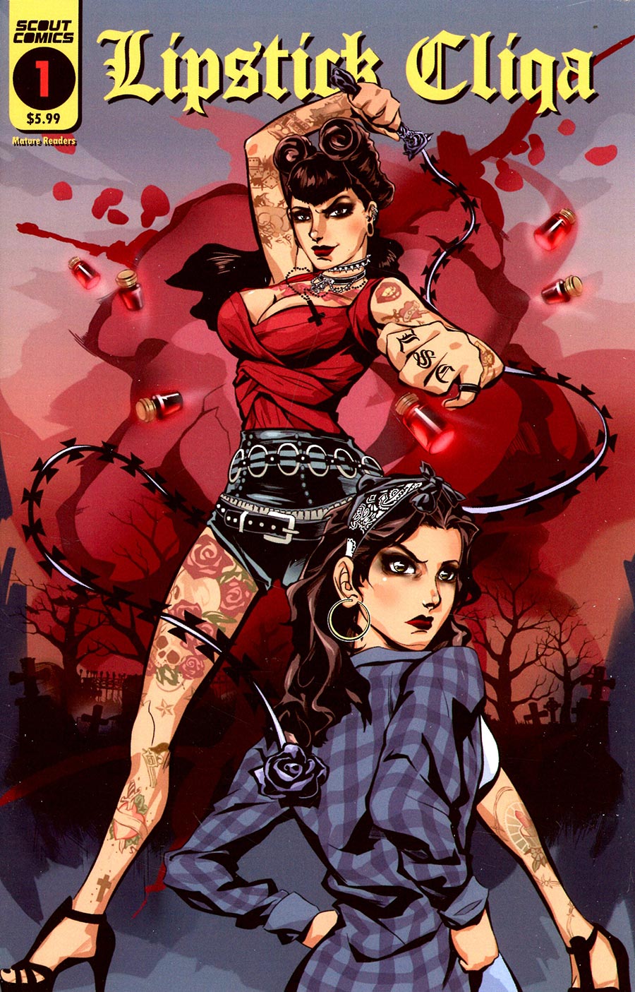 Lipstick Cliqa #1 Cover B Variant Gershon Villamor Cover