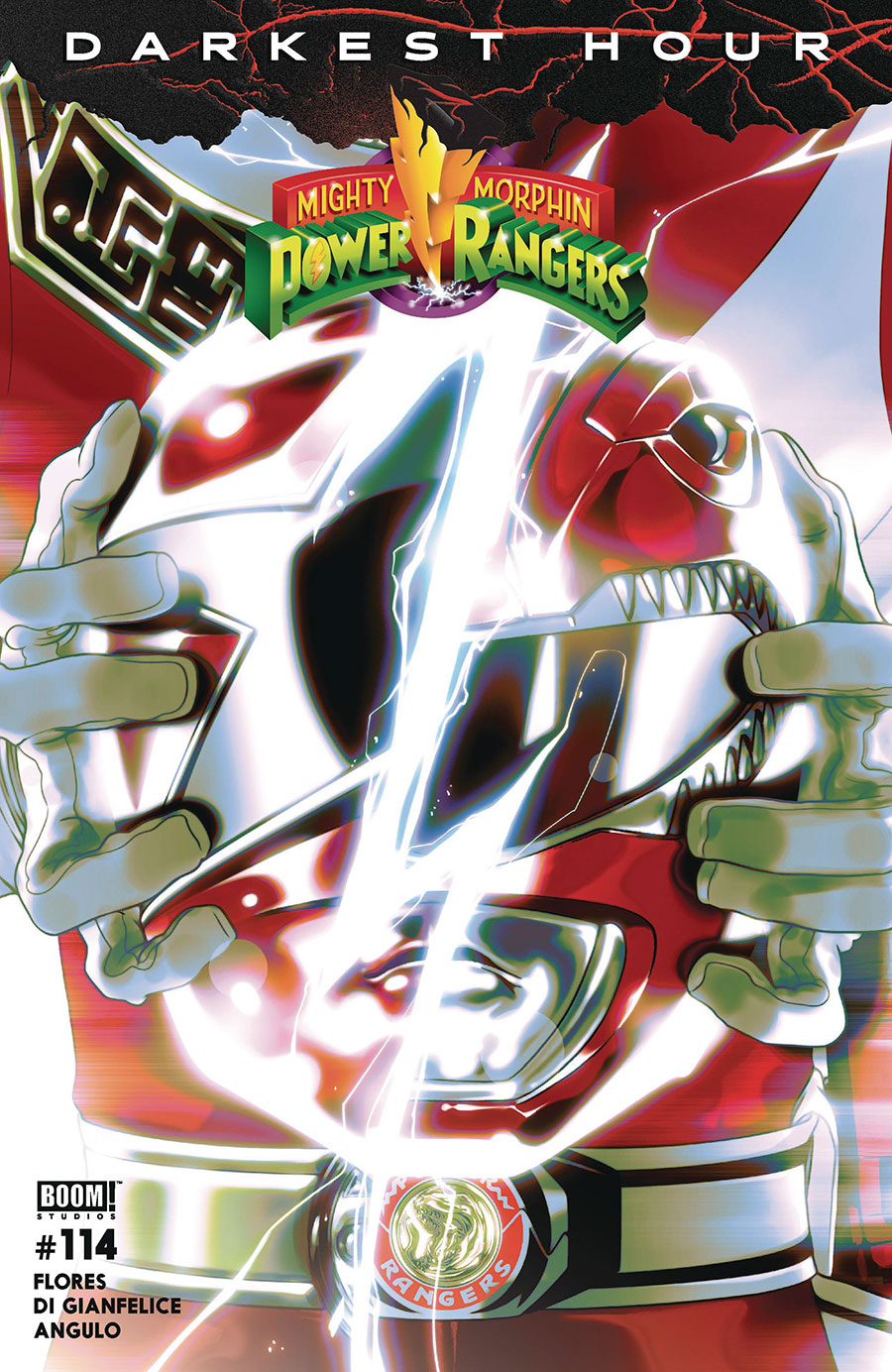 Mighty Morphin Power Rangers (BOOM Studios) #114 Cover C Variant Goni Montes Helmet Cover