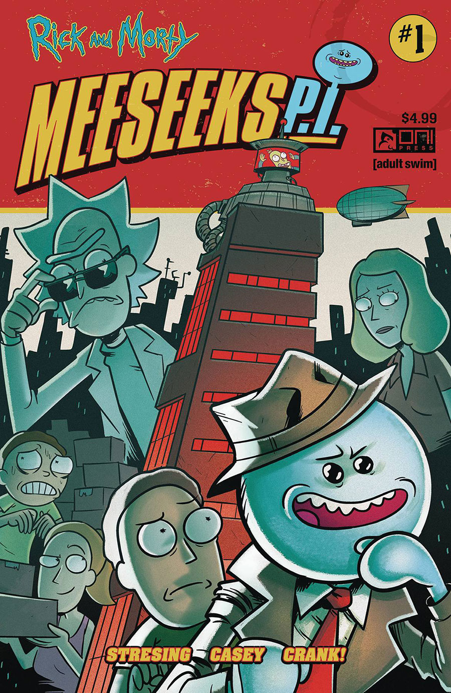 Rick And Morty Meeseeks PI #1 Cover A Regular Fred C Stresing & Meg Casey Cover