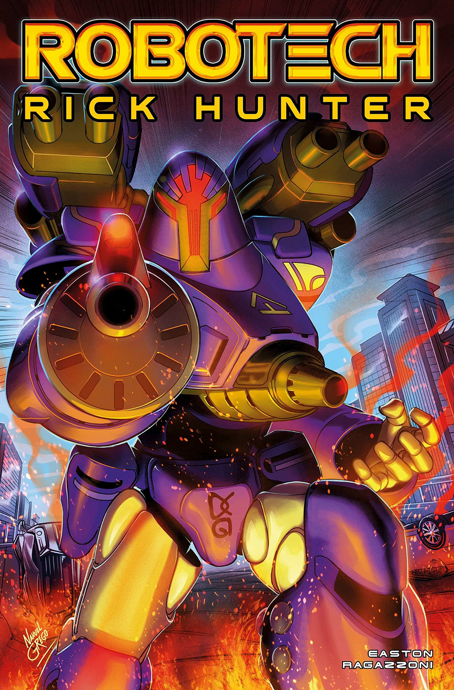Robotech Rick Hunter #4 Cover C Variant Nahuel Grego Cover