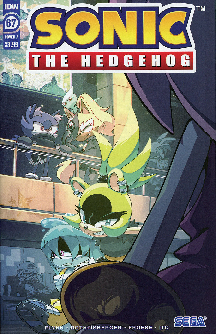 Sonic The Hedgehog Vol 3 #67 Cover A Regular Miles Arq Cover