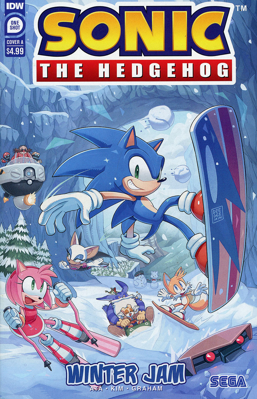 Sonic The Hedgehog Winter Jam #1 (One Shot) Cover A Regular Min Ho Kim Cover