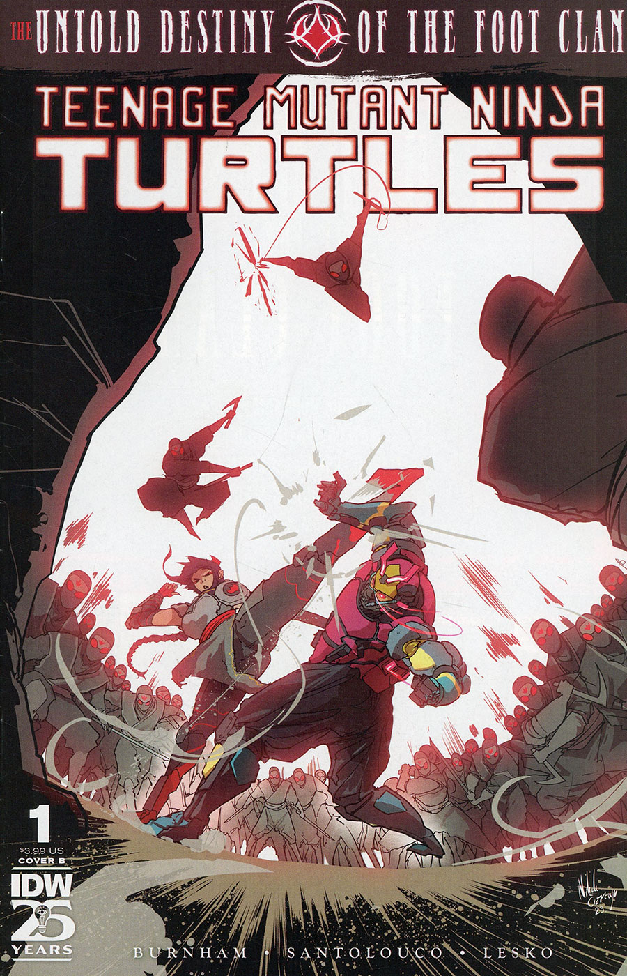 Teenage Mutant Ninja Turtles Untold Destiny Of The Foot Clan #1 Cover B Variant Nikola Cizmesija Cover