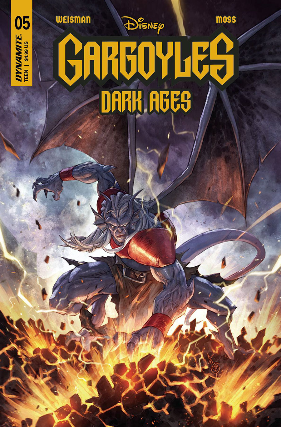 Gargoyles Dark Ages #5 Cover B Variant Alan Quah Cover