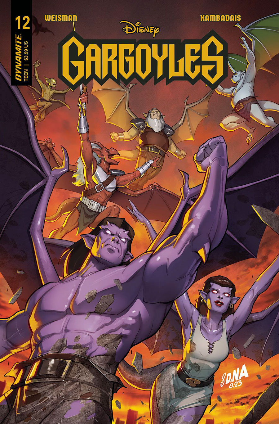 Gargoyles Vol 3 #12 Cover A Regular David Nakayama Cover