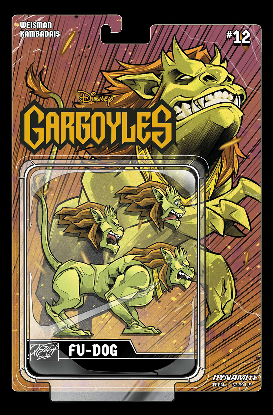 Gargoyles Vol 3 #12 Cover F Variant Action Figure Cover