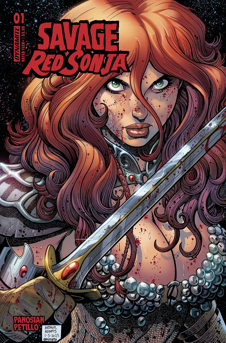 Savage Red Sonja #1 Cover C Variant Arthur Adams Cover