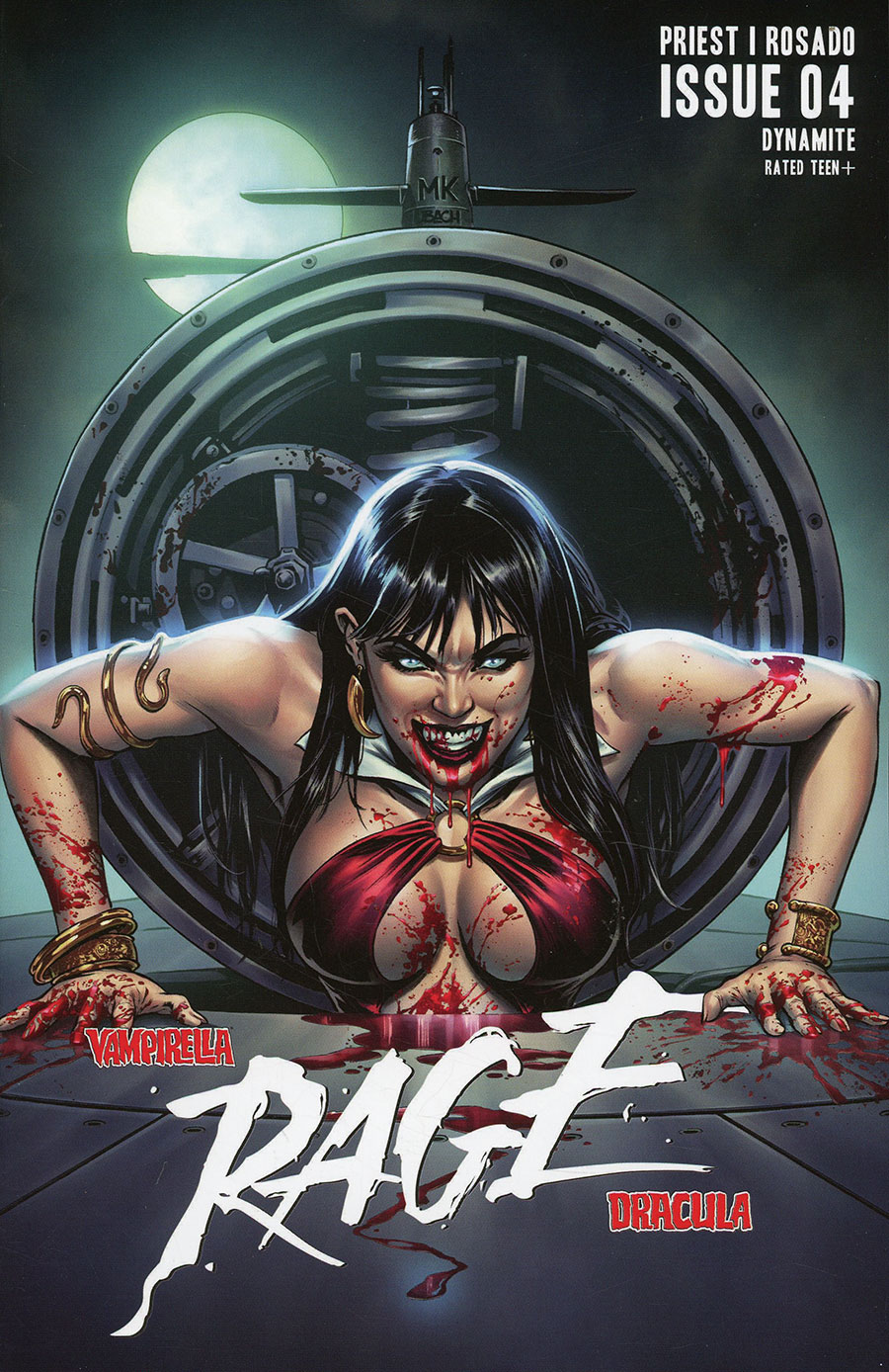 Vampirella Dracula Rage #4 Cover C Variant Mike Krome Cover