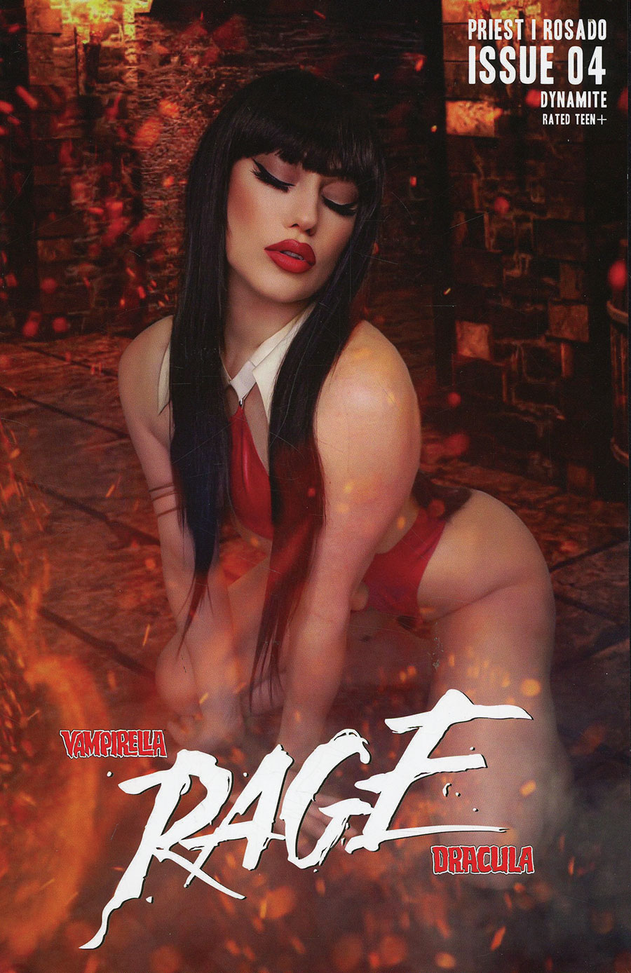 Vampirella Dracula Rage #4 Cover E Variant Rachel Hollon Cosplay Photo Cover