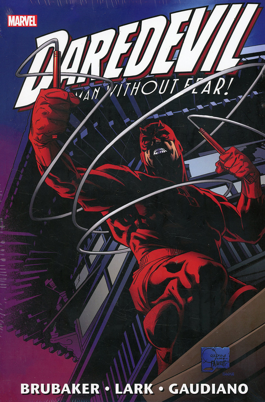 Daredevil By Ed Brubaker & Michael Lark Omnibus Vol 2 HC Direct Market Joe Quesada Variant Cover New Printing (2024)