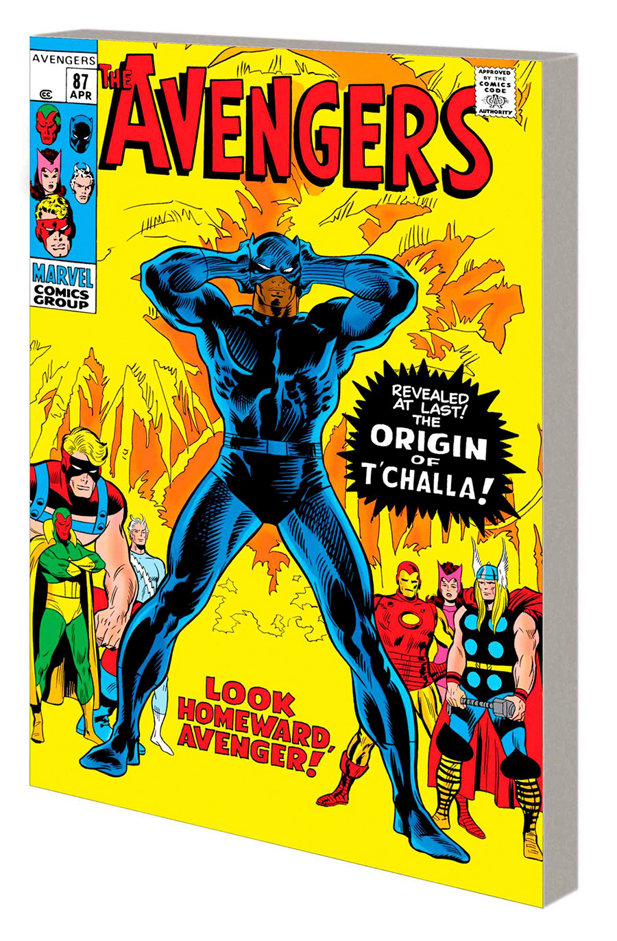 Mighty Marvel Masterworks Black Panther Vol 2 Look Homeward Avenger GN Direct Market John Buscema Variant Cover